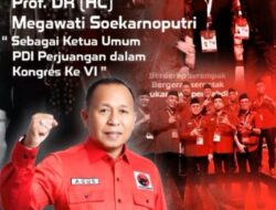 Kongres PDIP di Bali, Kembali Megawati di Kukuhkan Sebagai Ketua Umum PDIP, Agus Ucapkan Selamat dan Penghormatan Tinggi
