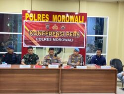 Polres Morowali, Gelar Press Release Kasus Pengeroyokan Mengakibatkan Korban Meninggal Dunia