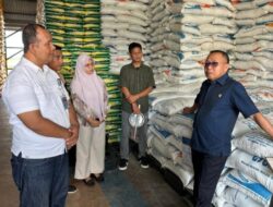 Anggota DPR-RI Agus Adj Gelar Sidak Gudang Bulog Mamuju, Pastikan Stok Beras Aman dan Berkualitas