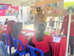 Polsek Sarudu Pantau Kegiatan Semarak HUT RI ke-80 di Desa Bulumario