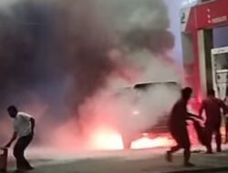 Polres Pasangkayu Klarifikasi Kebakaran Mobil di SPBU Sarjo, Bukan Karena Melansir BBM