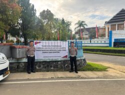 Ditlantas Polda Sulbar Gencar Kampanye Anti Anarkisme dengan Spanduk di Titik Strategis