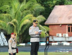 Kapolda Sulbar Pimpin Upacara Peringatan Hari Olahraga Nasional ke-42, Kobarkan Semangat Persatuan Bangsa, l