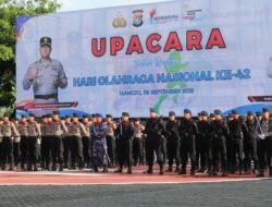 Semangat Persatuan Bangsa Melalui Olahraga, Kapolda Sulbar Pimpin Upacara Haornas ke-42