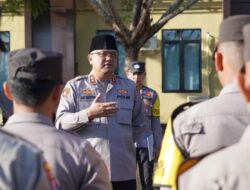 Garda Terdepan Jaga Kamtibmas, Kapolda Sulbar Berikan Arahan kepada Personel Binmas dan Polairud