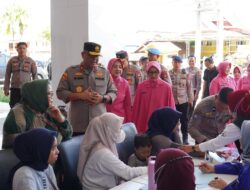 Ditlantas Polda Sulbar Gelar Bakti Kesehatan dan Baksos, Meriahkan Hut Lantas ke-70!