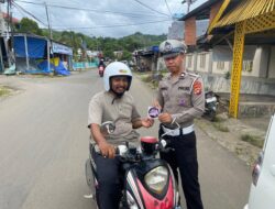 Ditlantas Polda Sulbar Gencarkan Edukasi Humanis Tertib Berlalu Lintas di Mamuju