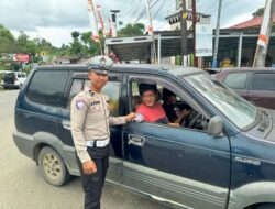 Edukasi Humanis Ditlantas Polda Sulbar, Wujudkan Masyarakat Mamuju yang Tertib Berlalu Lintas