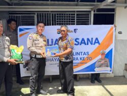 Ditlantas Polda Sulbar Berbagi Kebahagiaan dengan Purnawirawan, Wujudkan Kepedulian di HUT Lalu Lintas