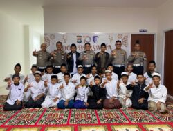 Doa Anak Yatim Iringi HUT Lalu Lintas ke-70 Polda Sulbar: Kamseltibcarlantas Jadi Harapan Bersama