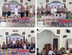 Polantas Polda Sulbar Menyapa Pesantren Al-Munawarah: Sentuhan Kemanusiaan Jelang HUT Lantas ke-70