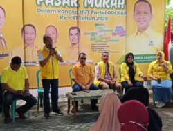 Partai Golkar Pasangkayu Gelar Pangan Murah Sambut HUT ke-61