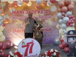 Srikandi Bhayangkara Rayakan HUT ke-77 Polwan RI, Kapolda Sulbar Beri Apresiasi