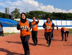 Polda Sulbar Gelar Tes Kesamaptaan Rutin, Personel Antusias Jaga Kebugaran Fisik