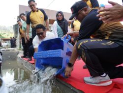 Bumi Manakarra Semakin Sejahtera: Kapolda Sulbar Tebar Ribuan Bibit Ikan Nila