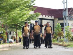 Olahraga Bersama di Mako Brimob, Kapolda Sulbar Perkuat Soliditas Personel