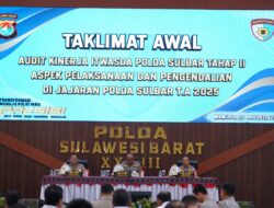 Kapolda Sulbar Buka Audit Kinerja Itwasda Polda Sulbar Tahap II