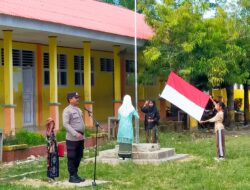Hari Sumpah Pemuda, IPTU Johannes Nababan Sebagai Pembina Upacara di SDN BIAI