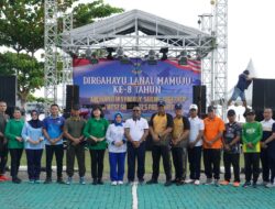 Sinergitas TNI-Polri Semakin Solid, Kapolda Sulbar Hadiri Olahraga Bersama di Lanal Mamuju