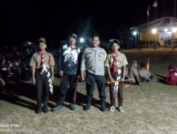 AIPTU Johannes Nababan Giat Pengamanan Pentas Jambore di Bumi Perkemahan Lilimori, Pastikan Kegiatan Berjalan Aman dan Lancar