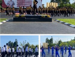 Soliditas Personel Semakin Kuat, Kapolda Sulbar Gelar Pentas Senam Tabola-Bale