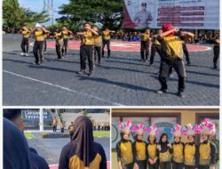 Kapolda Sulbar Gelar Pentas Senam Tabola-Bale, Soliditas Personel Semakin Kuat