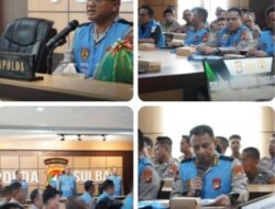 Polda Sulbar Umumkan Hasil Seleksi PAG 2025 dan SBP 2026, Kapolda Tekankan Integritas