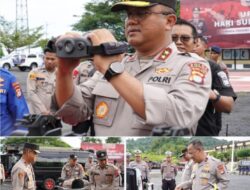 Kapolda Sulbar Periksa Kesiapan Peralatan SAR dan Personel, Antisipasi Cuaca Ekstrem di Mamuju