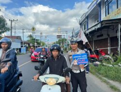 Tertib Lalu Lintas Cegah Kecelakaan, Subdit Kamsel Polda Sulbar Gencar Edukasi Masyarakat