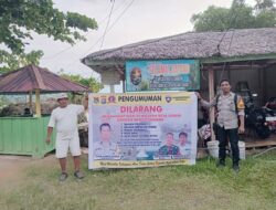 Bhabinkamtibmas Desa Lebani Ajak Warga Stop Penangkapan Ikan Pakai Setrum