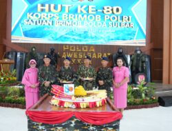 HUT Ke-80 Brimob, Wakapolda Sulbar Tekankan Peran Brimob sebagai Pelindung Masyarakat