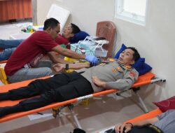 Wakapolda Sulbar Dukung Bakti Kesehatan Donor Darah Polairud Polda Sulbar