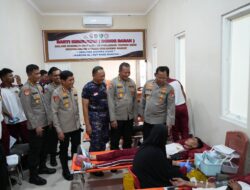 Polairud Polda Sulbar Gelar Bakti Kesehatan Donor Darah, Wakapolda Turut Berikan Dukungan