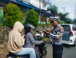 Operasi Zebra Marano Berhasil, Kesadaran Lalu Lintas di Simboang Meningkat