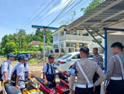 Pelajar SMP di Mamuju Diberi Edukasi Keselamatan, Operasi Zebra Marano Berjalan Lancar