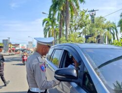 Keselamatan Berkendara Jadi Fokus, Operasi Zebra Marano 2025 di Taman Karema Mamuju