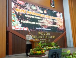 Kapolda Sulbar Buka Rakor Linsek, Satukan Visi Semua Sektor untuk Pengamanan Natal 2025 dan Tahun Baru 2026