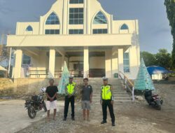 Gereja di Mamuju Aman, Ditlantas Polda Sulbar Gelar Patroli Natal