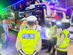 Ramp Check di Terminal Simbuang, Ditlantas Polda Sulbar Perketat Pengawasan Bus Jelang Lonjakan Mobilitas Nataru