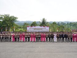 104 Bintara Baru Lulus dari SPN Mekkatta, Kapolda Sulbar Beri semangat