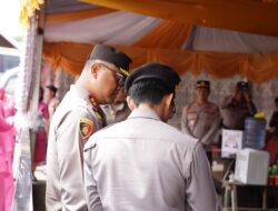 Cek Pos Pelayanan Nataru, Kapolda Sulbar Ingatkan Personel Jaga Kewaspadaan