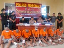 7 Pelaku Pencarian Gunakan Senpi di BRILINK Ungkaya Morowali telah di Bekuk Polisi