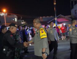 Pantau Posko Ops Lilin, Kapolda Sulbar Pastikan Keamanan Warga di Malam Tahun Baru