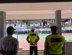 Bulan Tertib Helm di Mamuju: Ditlantas Polda Sulbar Edukasi Pelajar