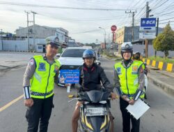Tertib di Jalan, Selamat di Rumah: Ditlantas Sosialisasi Aturan Helm