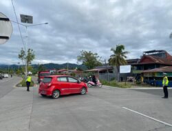 Awas Macet! Polantas Sulbar Turun Langsung Atur Lalu Lintas di Mamuju