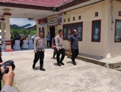 Kapolda Sulbar dan PJU Tinjau Langsung Polsek Aralle Dalam Kunker ke Mamasa