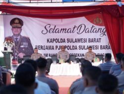 Kapolda Sulbar Beri Arahan di Mamasa, Fokus Tingkatkan Kinerja dan Pelayanan