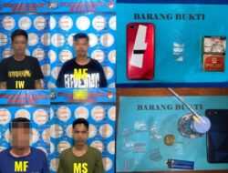 Sat Resnarkoba Polres Majene Bongkar Jaringan Sabu, Empat Terduga Pelaku Diamankan