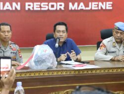 Polres Majene Release Pengungkapan Kasus Curanmor, Satu Pelaku Berhasil Diamankan